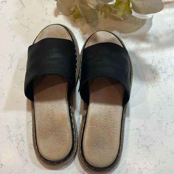 Splendid Leather Calipso Studded Slide Sandals Size 6 - Picture 9 of 14